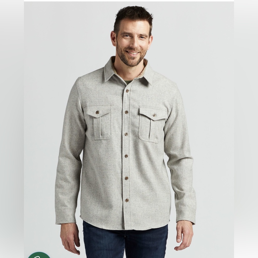 Pendleton Men's Light Gray Shirt Jacket